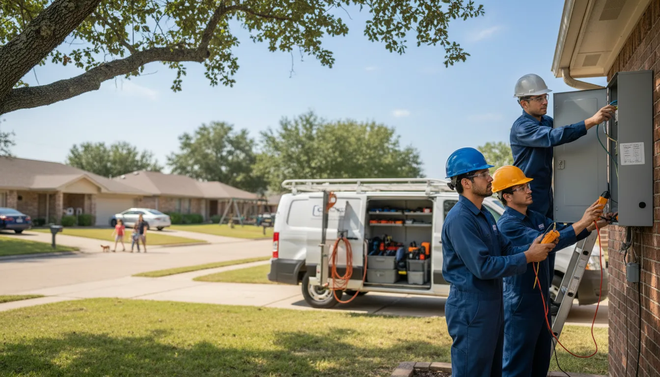 Certified electrician providing emergency electrical services in Regent, ND